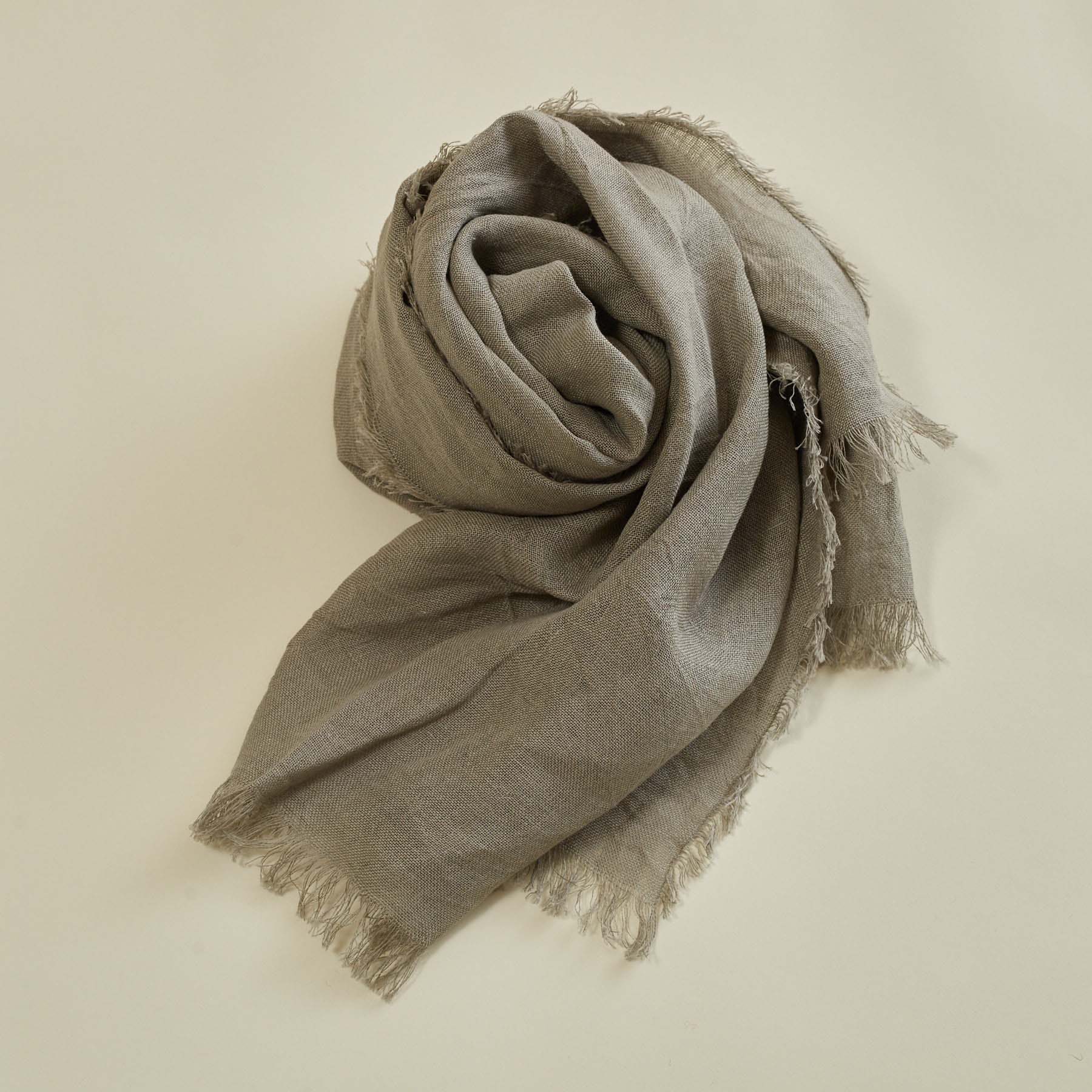 ソフトリネンストール(linen scarf) Made In Japan　