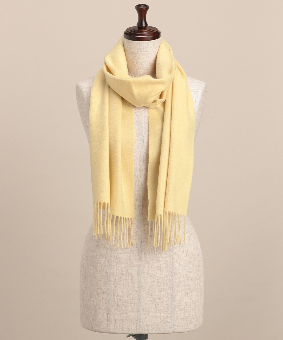 カシミヤ１００％パステルカラーマフラー(cashmere 100% pastel color scarf) 