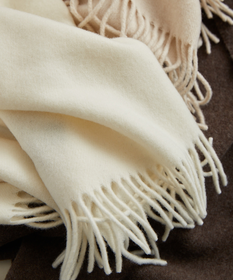 カシミヤブレンドストール(cashmere blend scarf) Made In Italy 