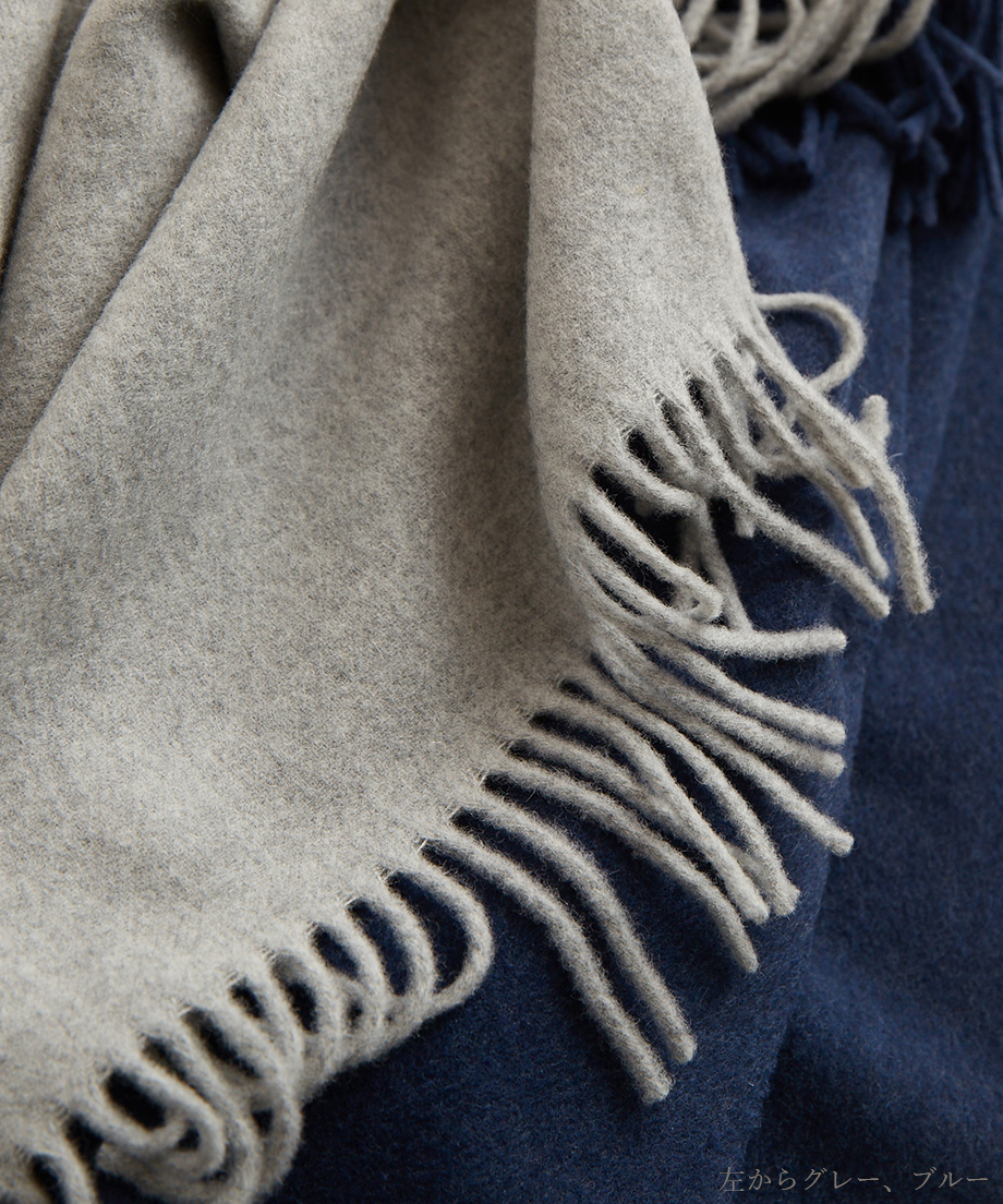 カシミヤブレンドストール(cashmere blend scarf) Made In Italy 