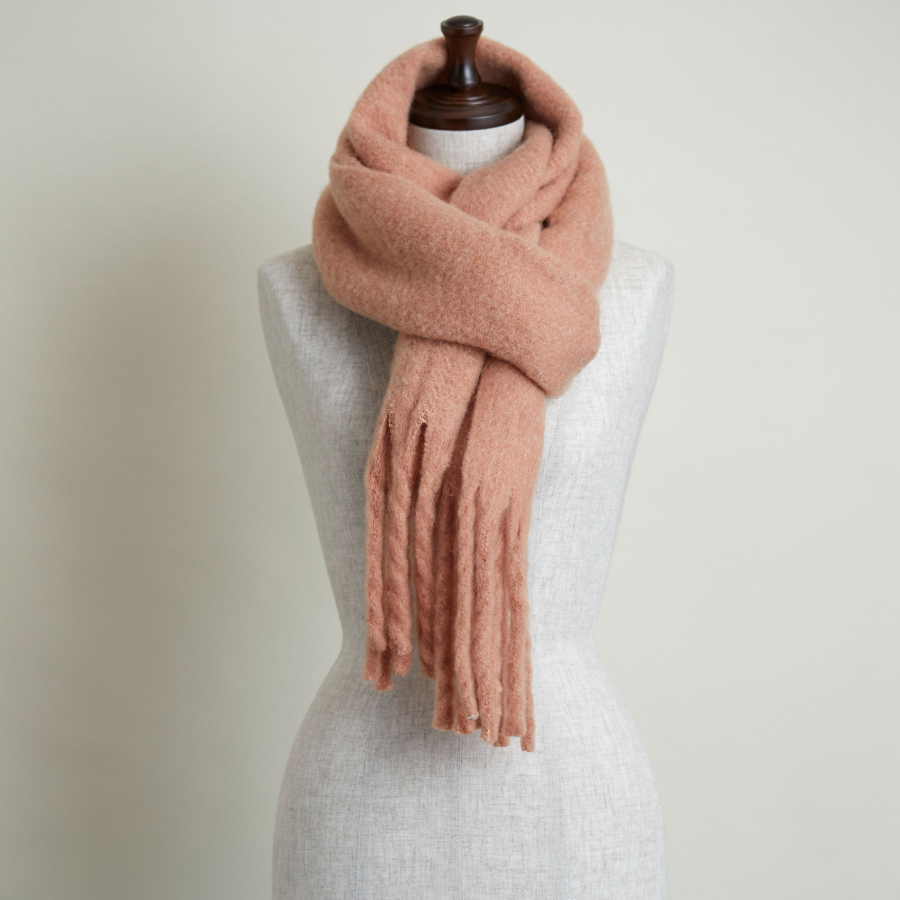ウールミックスマフラー(wool mixed scarf) 　　